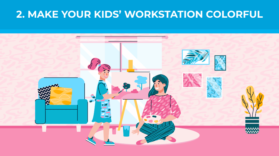 Make Your Kids' Workstation Colorful